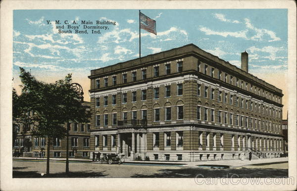 Y.M.C.A. Main Building and Boys Dormitory South Bend Indiana