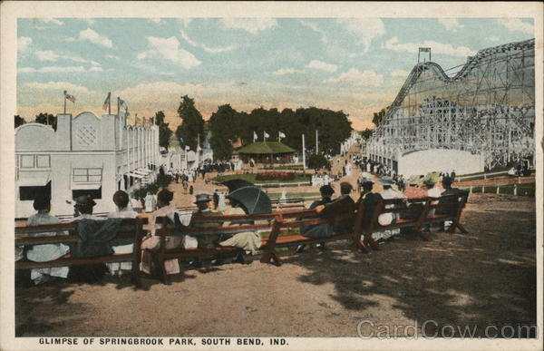 Glimpse of Springbrook Park South Bend Indiana