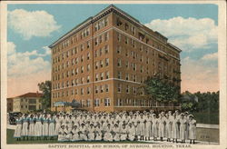 Baptist Hospital and School of Nursing Houston, TX Postcard Postcard Postcard