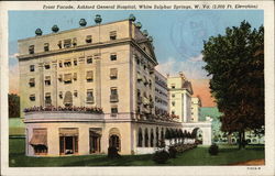 Front Facade, Ashford General Hospital Postcard