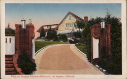 Mary and Douglas Fairbanks Residence Postcard