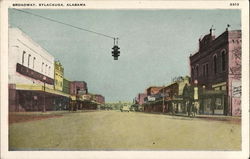 Broadway Sylacauga, AL Postcard Postcard Postcard