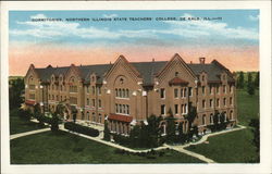 Dormitories, Northern Illinois State Teachers' College DeKalb, IL Postcard Postcard Postcard