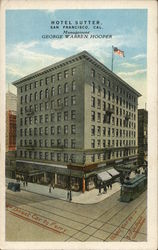 Hotel Sutter Postcard
