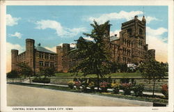 Central High School Postcard