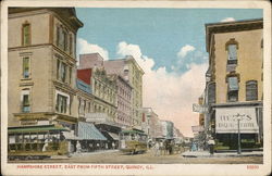 Hampshire Street, East From Fifth Street Quincy, IL Postcard Postcard Postcard