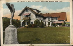 Home of Mary and Douglas Fairbanks Beverly Hills, CA Postcard Postcard Postcard