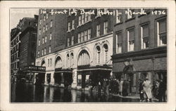 Hotel Bond - Connecticut River Flood 1936 Hartford, CT Postcard Postcard Postcard