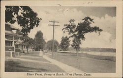 Shore Front, Prospect Beach West Haven, CT Postcard Postcard Postcard