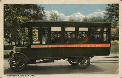 Rochester Auto Car Line Postcard