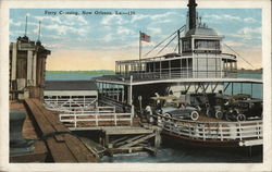 Ferry Crossing New Orleans, LA Postcard Postcard Postcard