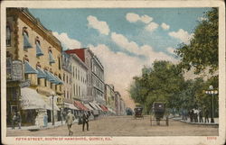 Fifth Street, South of Hampshire Quincy, IL Postcard Postcard Postcard