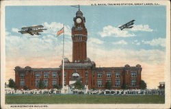 U.S. Naval Training Station Postcard