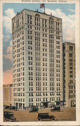 Worth Hotel Fort Worth, TX Postcard Postcard Postcard