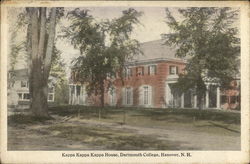 Kappa Kappa Kappa House, Dartmouth College Postcard