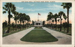 New Band Shell, Bayfront Park Miami, FL Postcard Postcard Postcard