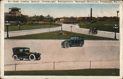 East Liberty Station, Pennsylvania Railroad - MainLine, Pittsburgh PA Postcard Postcard Postcard