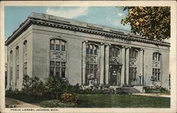 Public Library Postcard