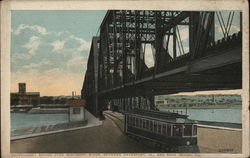 Governmaent Bridge over MIssissippi River Davenport, IA Postcard Postcard Postcard
