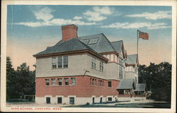 High School Concord, MA Postcard Postcard Postcard