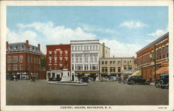 Central Square Rochester, NH Postcard Postcard Postcard