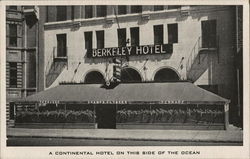 Berkeley Hotel Montreal, Canada Misc. Canada Postcard Postcard Postcard