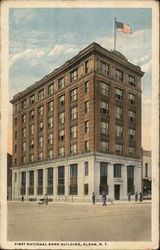 First National Bank Building Olean, NY Postcard Postcard Postcard