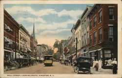 Wall Street Kingston, NY Postcard Postcard Postcard