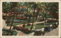 City Park West Palm Beach, FL Postcard Postcard Postcard