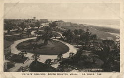 South Moulton Villa - Private Grounds La Jolla, CA Postcard Postcard Postcard