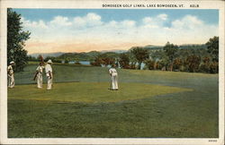 Bomoseen Golf Links Postcard