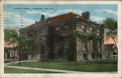 Public Library Postcard