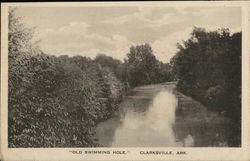 "Old Swimming Hole." Clarksville, AR Postcard Postcard Postcard