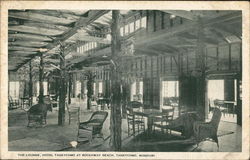 Hotel Taneycomo at Rockaway Beach - Lounge Postcard