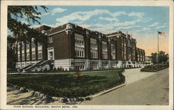 High School Building South Bend, IN Postcard Postcard Postcard