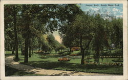 Leeper Park South Bend, IN Postcard Postcard Postcard