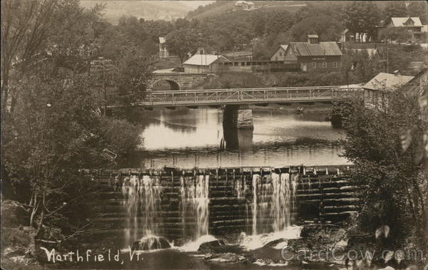 View of River Northfield Vermont