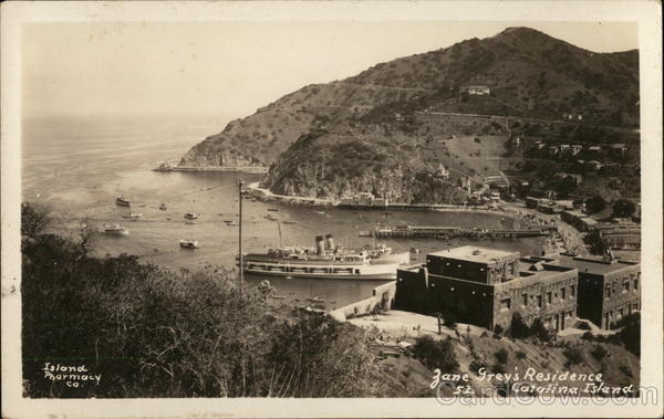 Jane Grey's Residence, Catalina Island Santa Catalina Island California