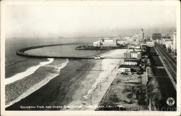 Rainbow Pier and Ocean Boulevard Long Beach California