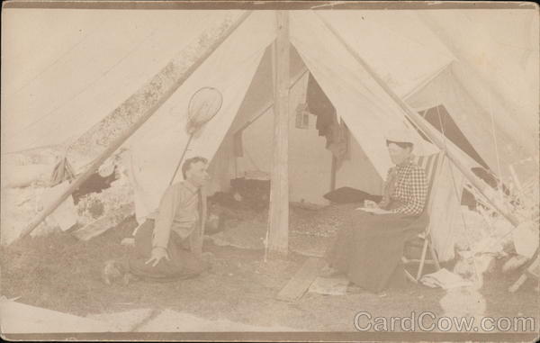 Camping in Ontario 1909 Canada