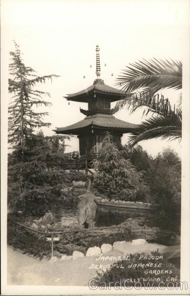 Japanese Pagoda, Japanese Gardens Hollywood California
