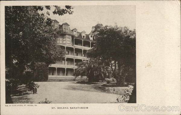 St. Helena Sanatarium Saint Helena California