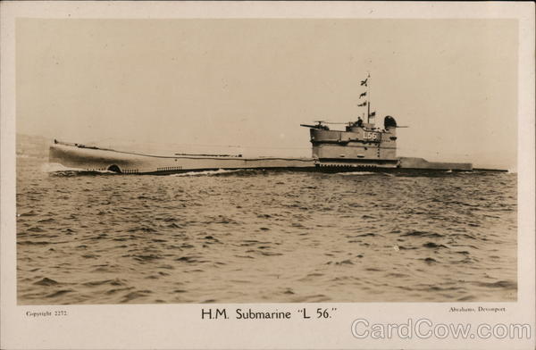H.M. Submarine L 56 Navy