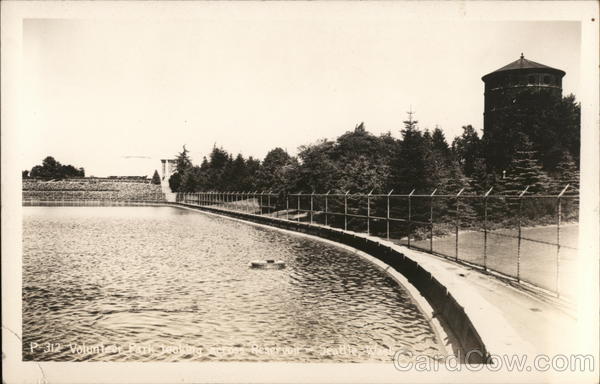 Volunteer Park Looking Across Reservoir Seattle Washington