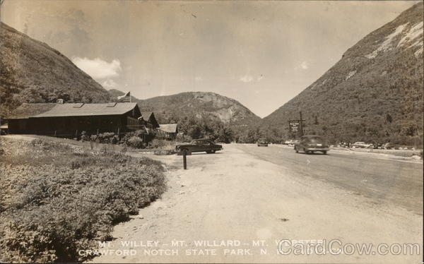 Crawford Notch State Park - Mts. Willey, Willard and Webster New Hampshire