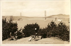 Golden Gate from Municipal Golf Course Postcard