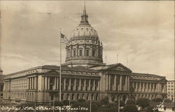 City Hall - Civic Center Postcard