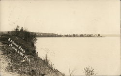 Arbutus Beach, Otsego Lake Postcard