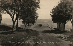 Boat Landing, Leach Lake Postcard