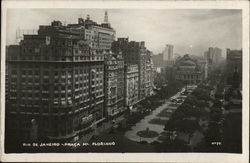 Praca Marechal Floriano Rio de Janeiro, Brazil Postcard Postcard Postcard